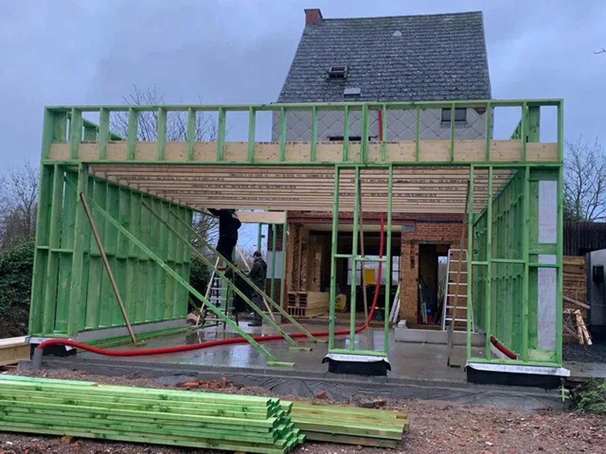 Overdekt terras met maatwerkconstructie